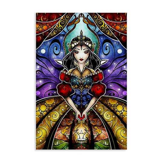 Stupell Industries Nouveau Princess Portrait Canvas Design by Mandie Manzano
